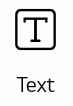 Menu icon: Text