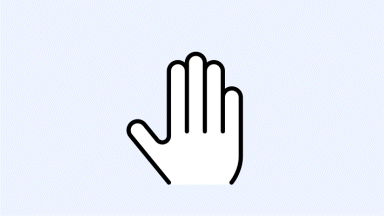 Gesture for 3 Seconds 5 Finger Long Press