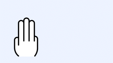 Gesture for 3 Finger Swipe
