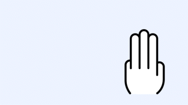 Gesture for 3 Finger Swipe
