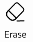 Eraser menu icon