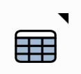 Table menu icon