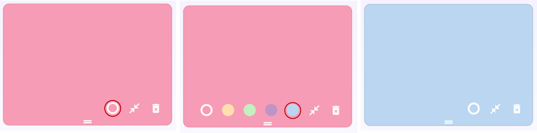 Background color options