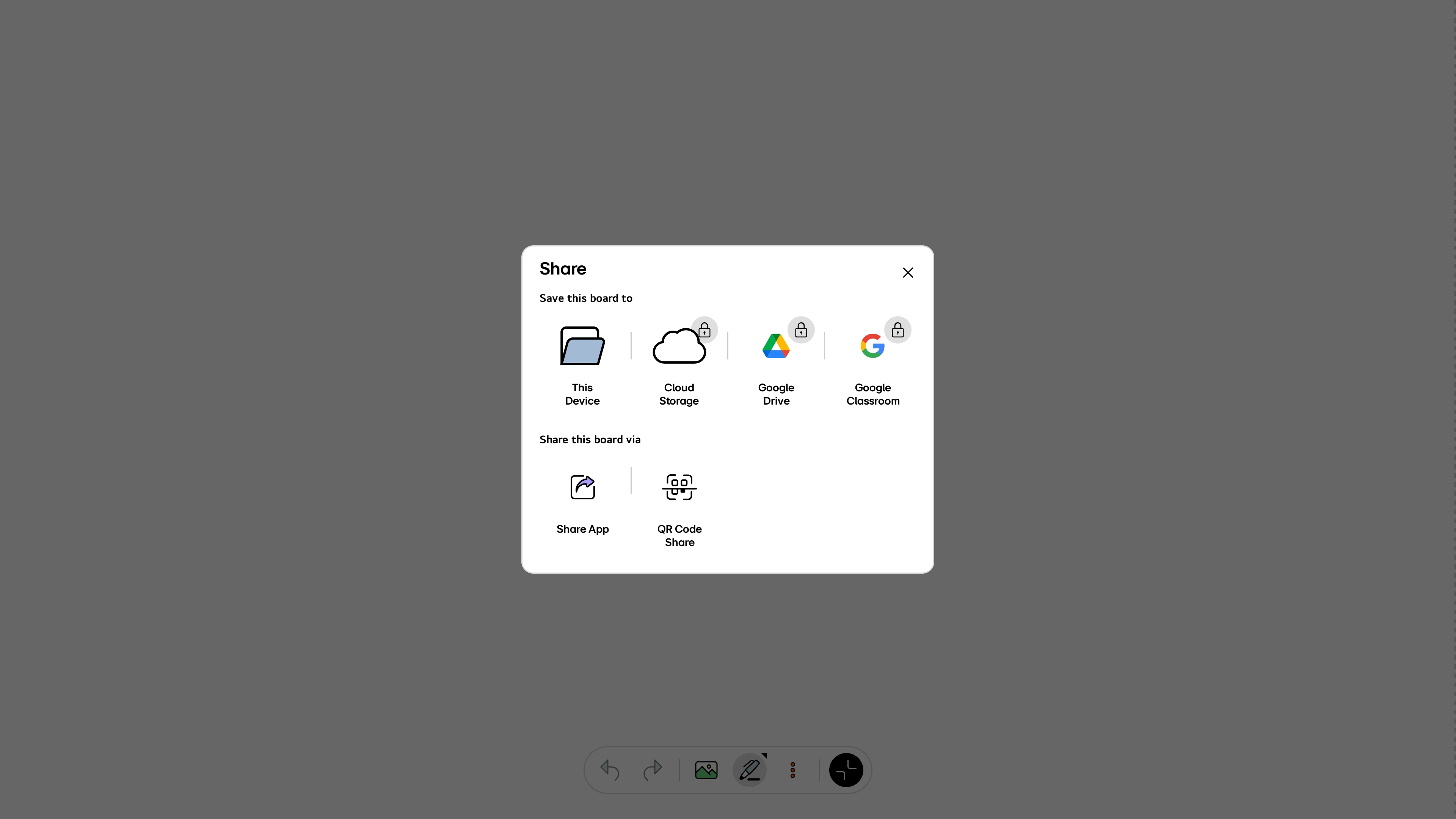 How to access the menu
